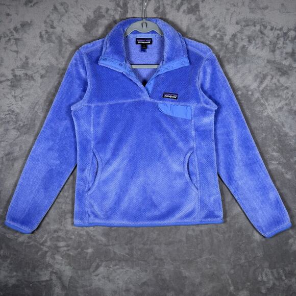 Patagonia Re-Tool Snap-T Fleece Pullover Women’s Small Purple (Periwinkle) - Picture 1 of 6